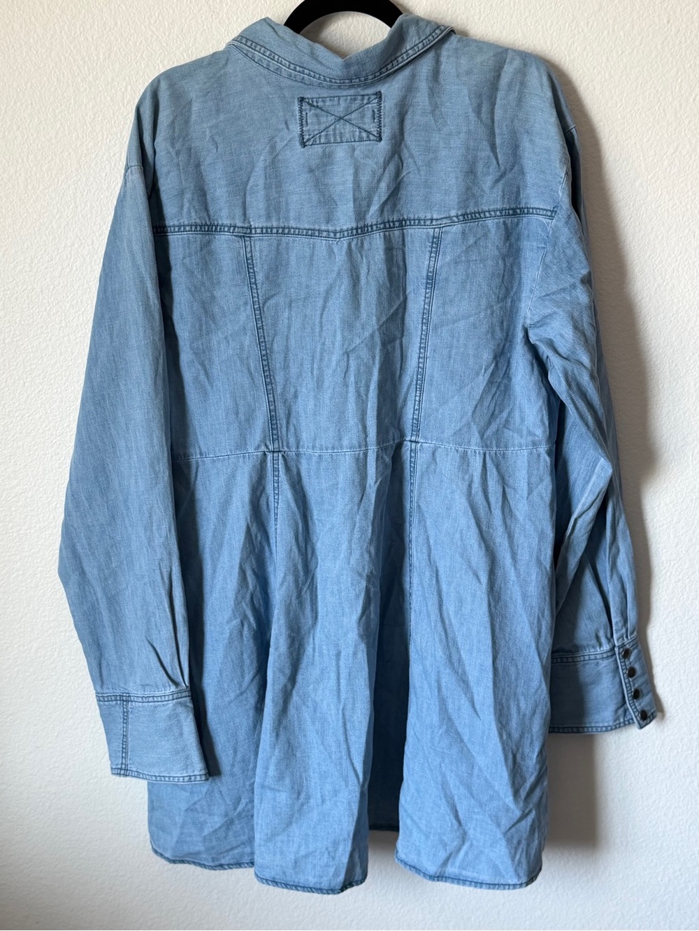 Free People Sammi Denim Mini Dress - Picture 6 of 6